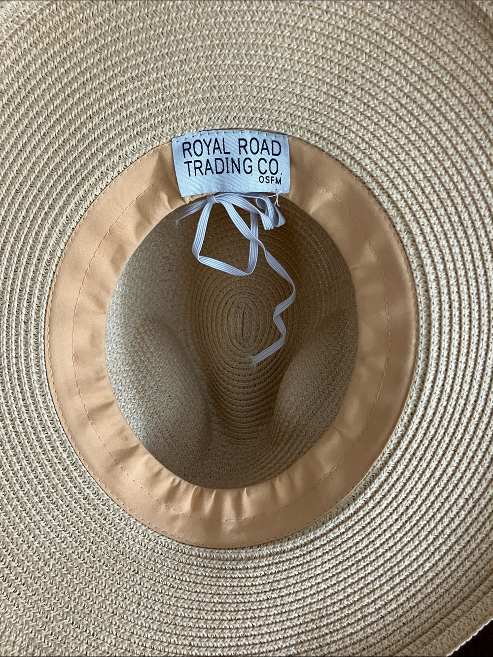 Neutral Straw Sun Hat with Turquoise Concho Band coastal Cowgirl Western - Picture 4 of 4